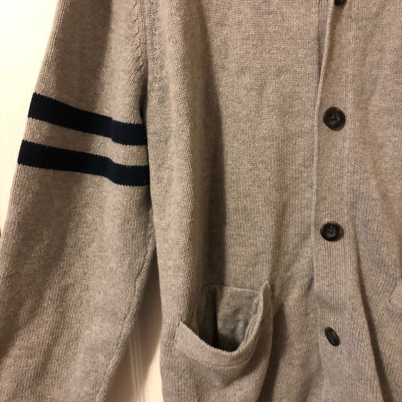 Gray Levi’s cardigan with blue stripes - Picture 3 of 5
